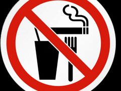Eticheta a nu manca nu bea sau nu fumati